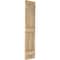 Ekena Millwork Americraft 3-Board, 3 Batten Exterior Real Wood Joined Board-n-Batten Shutters, ARW401BB311X36UNH, PR ARW401BB311X36UNH - alternate 6